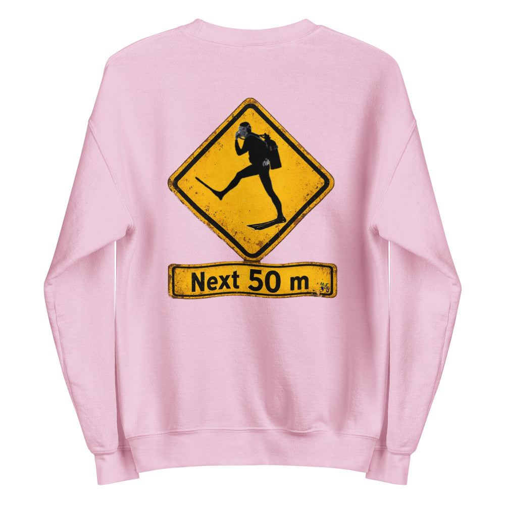 Sweat plongée MacJos Panneau australien vintage Passage de Plongeur