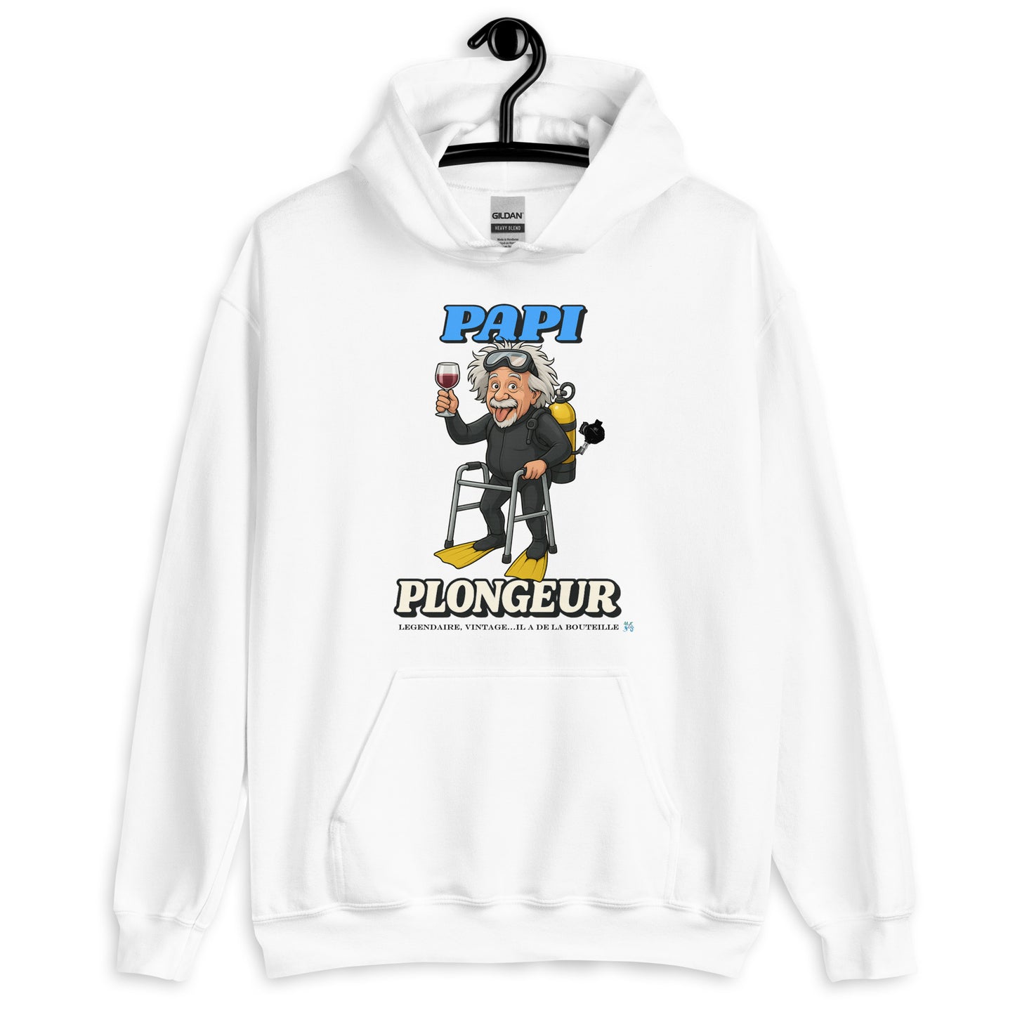 Sweat à capuche MacJos Papi Plongeur