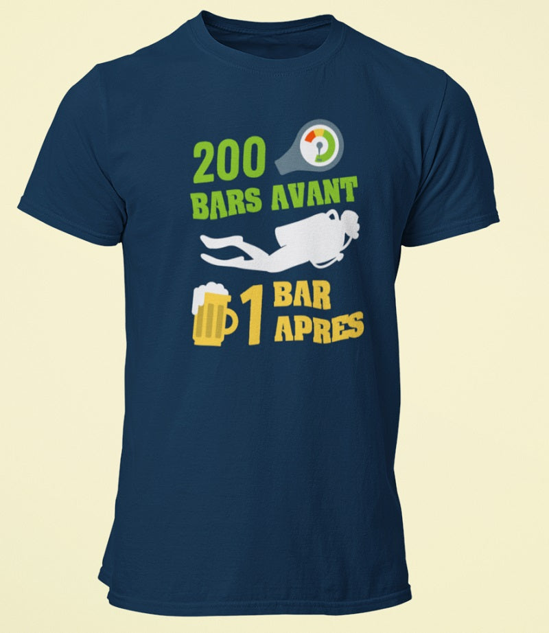t-shirt plongée 100% bio