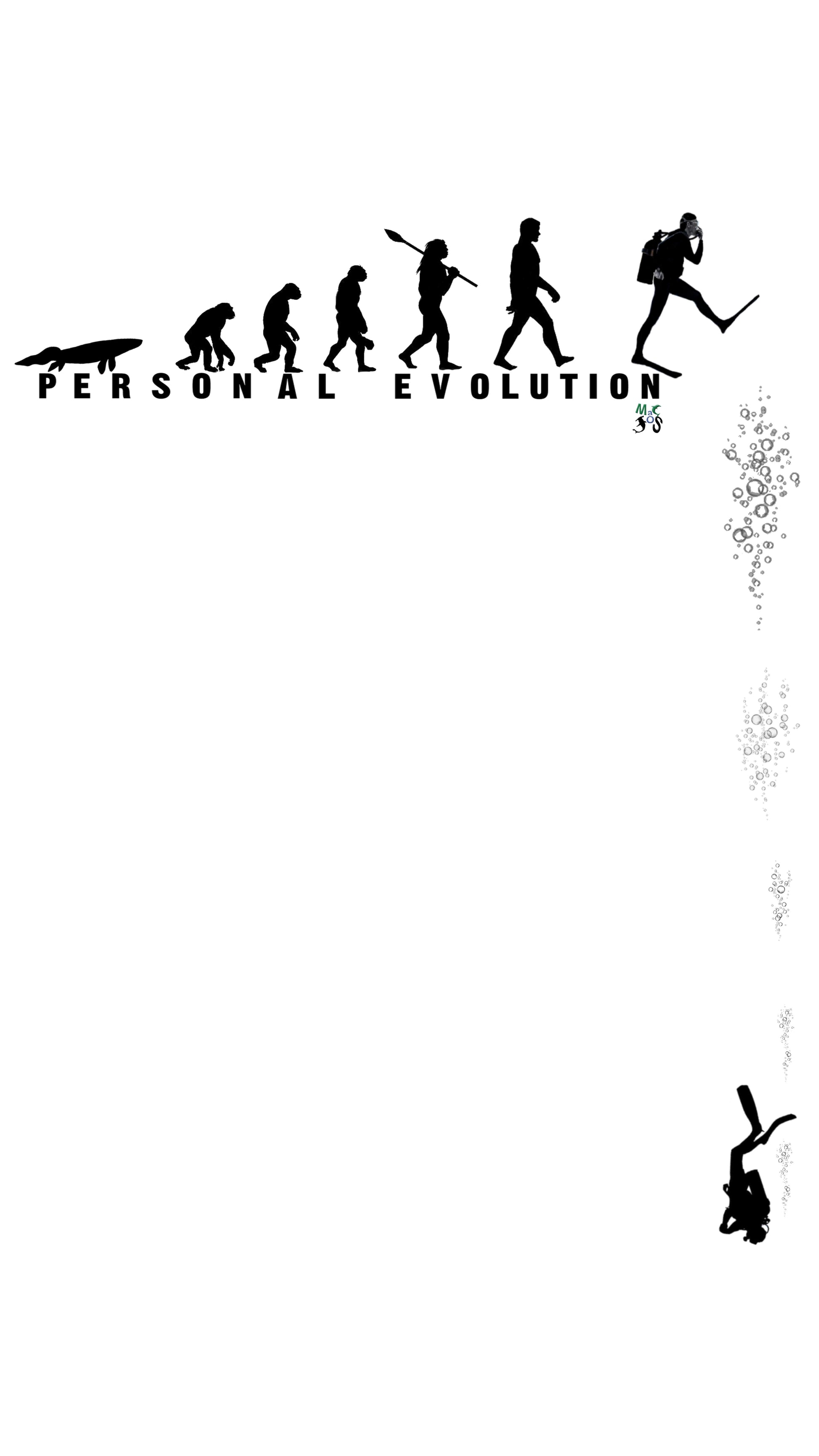 T-shirt bio plongée-Stock : personal evolution 2 - MacJos