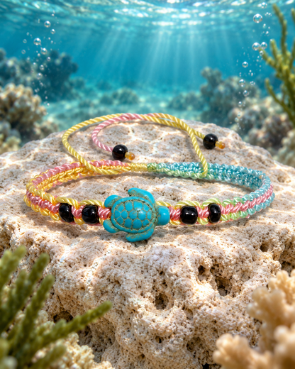 Bracelet Tortue MacJos multicolore