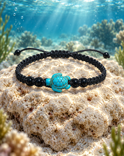 Bracelet Tortue MacJos noir