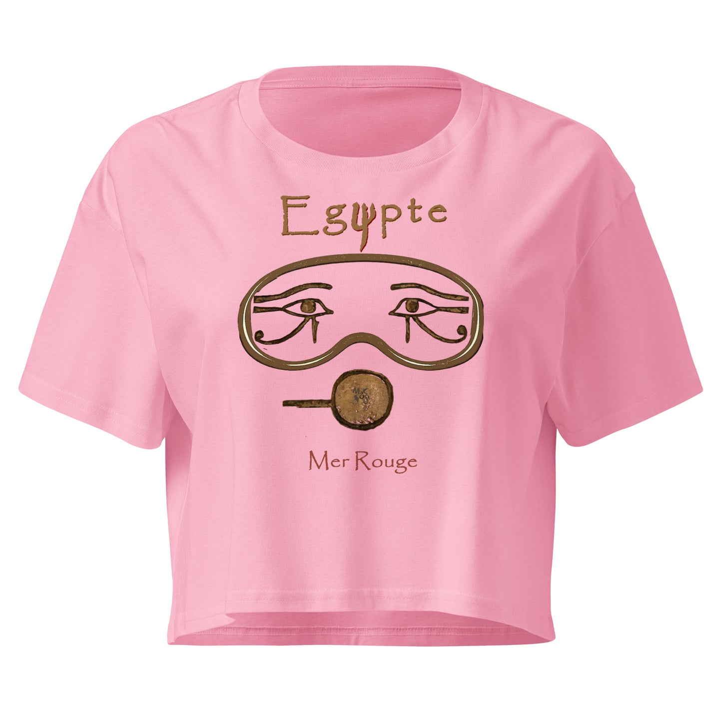 Crop Top MacJos plongée egypte antique – Masque egyptien Mer Rouge