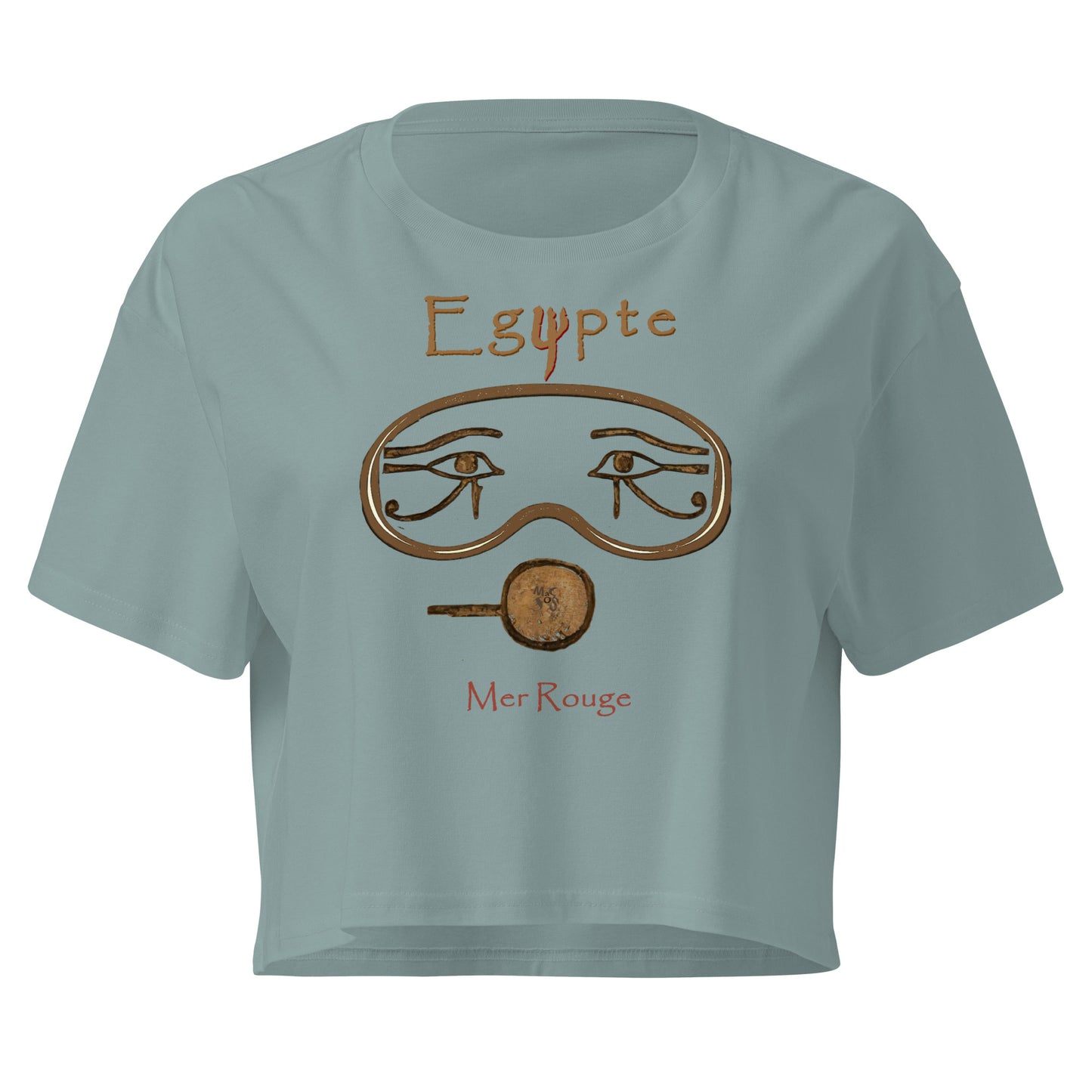 Crop Top MacJos plongée egypte antique – Masque egyptien Mer Rouge