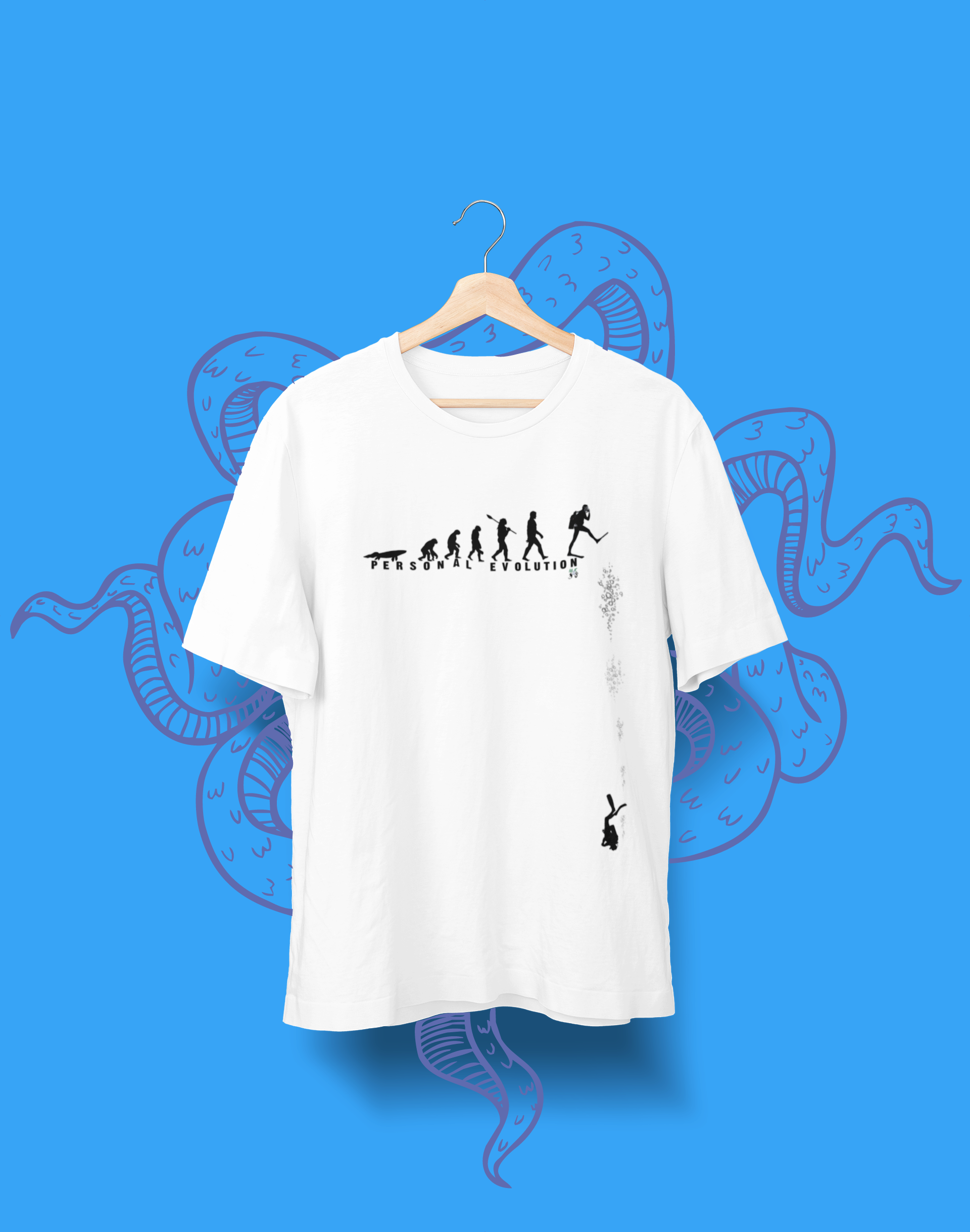 T-shirt bio plongée-Stock : personal evolution 2 - MacJos