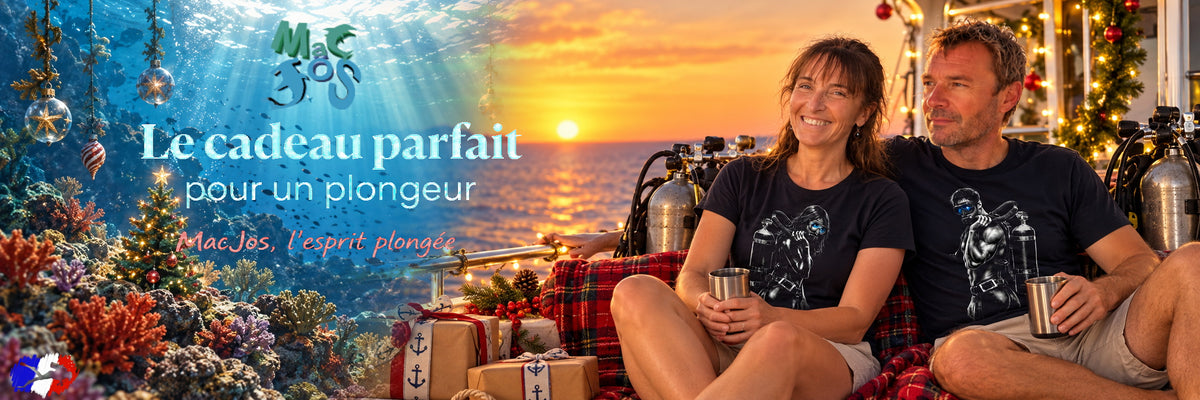 Bandeau Macjos plongée pour cadeau de noel plongeur