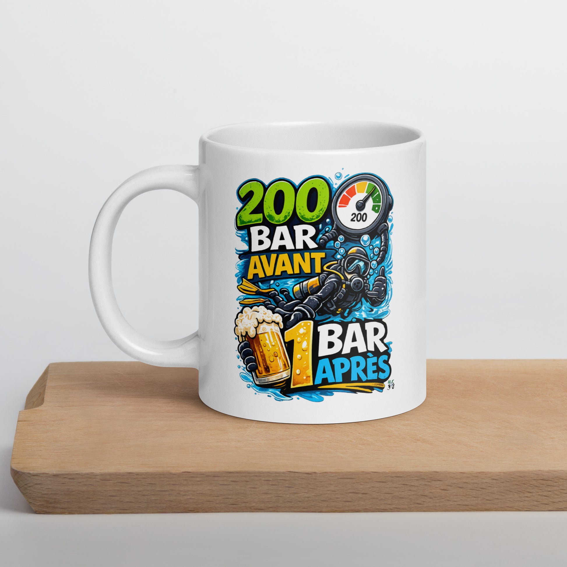 Mug MacJos, 200 Bar Avant, 1 Bar Après : Le Débrief du Plongeur 