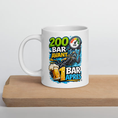 Mug MacJos, 200 Bar Avant, 1 Bar Après : Le Débrief du Plongeur 