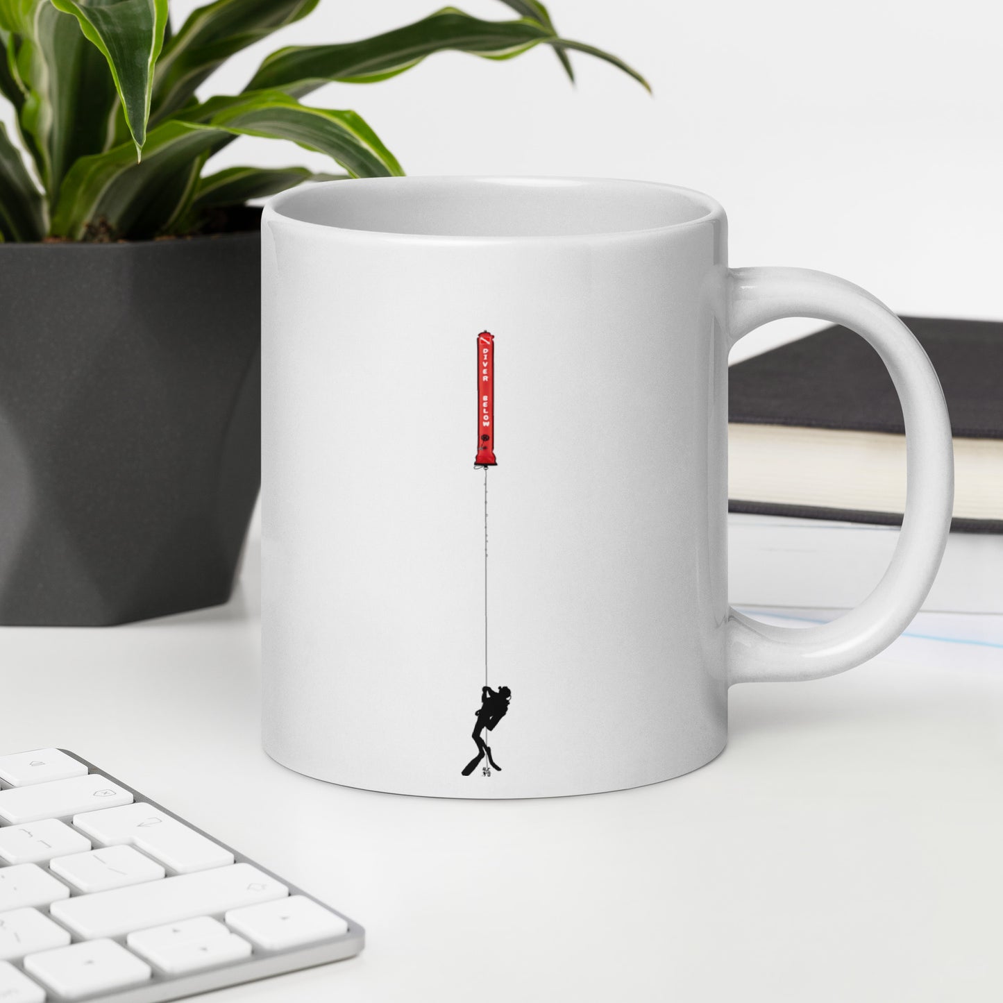 Mug Parachute de plongée MacJos Diver Below