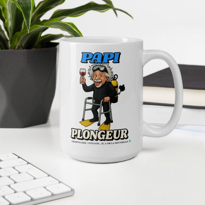 Mug blanc MacJos Papi Plongeur MacJos