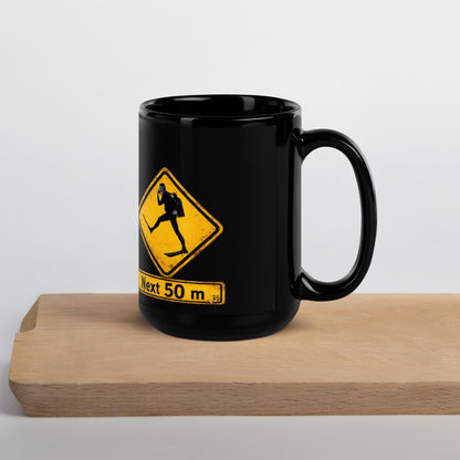 Mug plongée MacJos Panneau australien vintage Passage de Plongeur