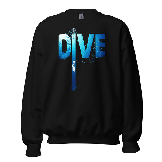 Sweat MacJos DIVE Flèche - plongée dans le bleu