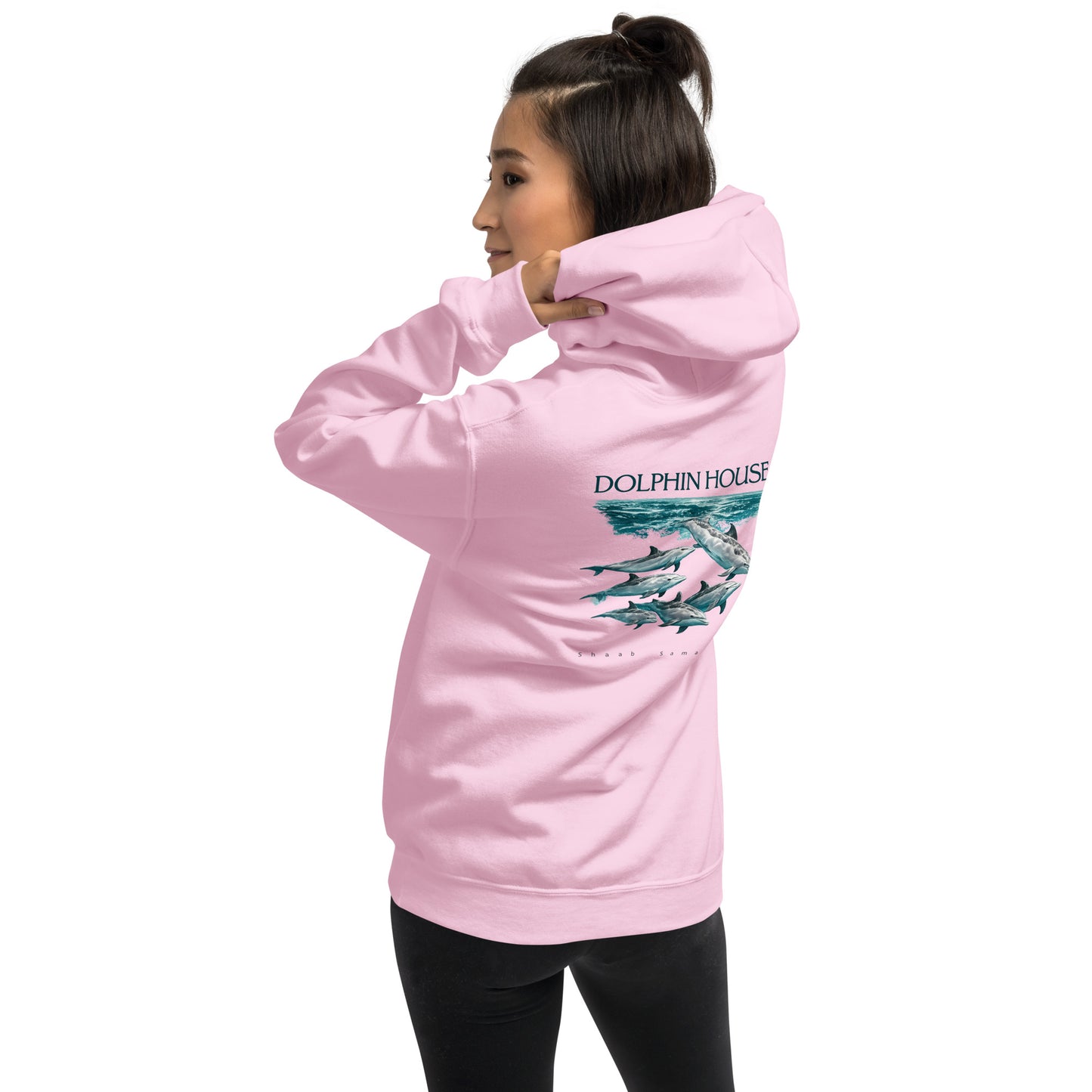 Sweat à capuche MacJos dauphins Mer Rouge