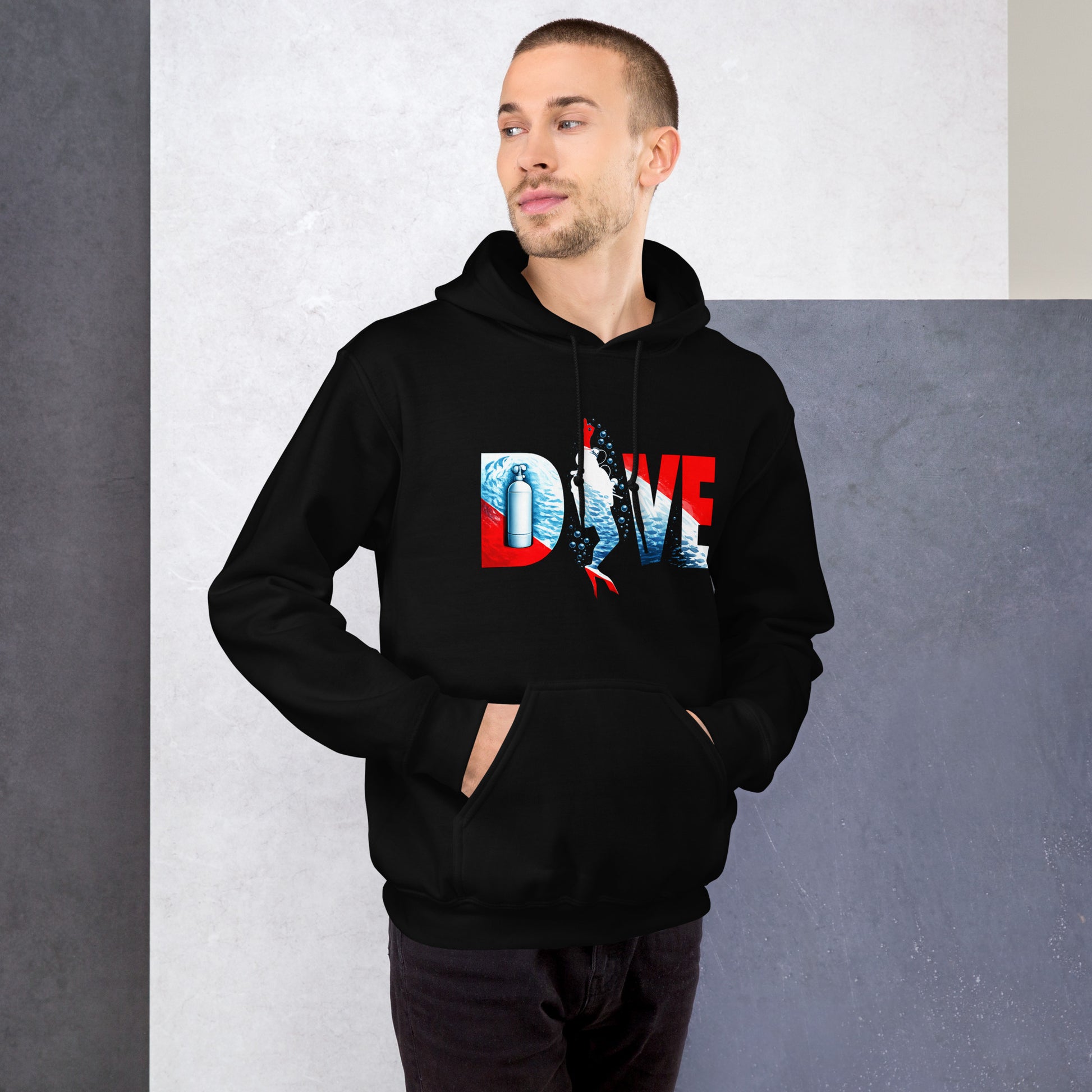 Sweat  à capuche plongée sous marine DIVE Alpha MacJos