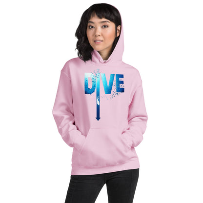 Sweat capuche pour plongée MacJos DIVE Flèche - plongée dans le bleu