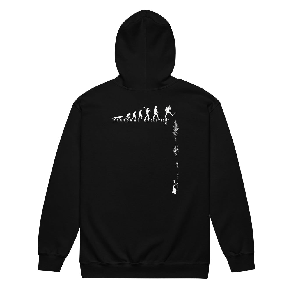 Sweat à capuche zip MacJos Évolution du plongeur