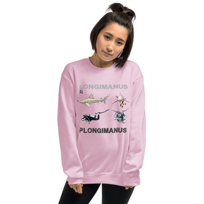 Sweat femme MacJos plongée Requin LONGIMANUS  PLONGIMANUS