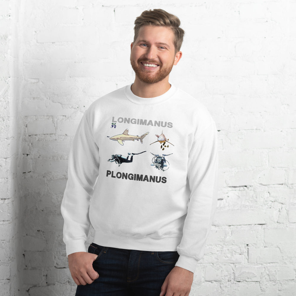 Sweat homme MacJos plongée Requin LONGIMANUS  PLONGIMANUS