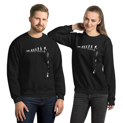 Sweat unisexe acier MacJos Évolution du plongeur