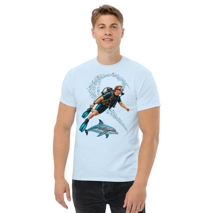 Tshirt_plongee_macjos_st_valentin_plongeur_blond_bleu claiir