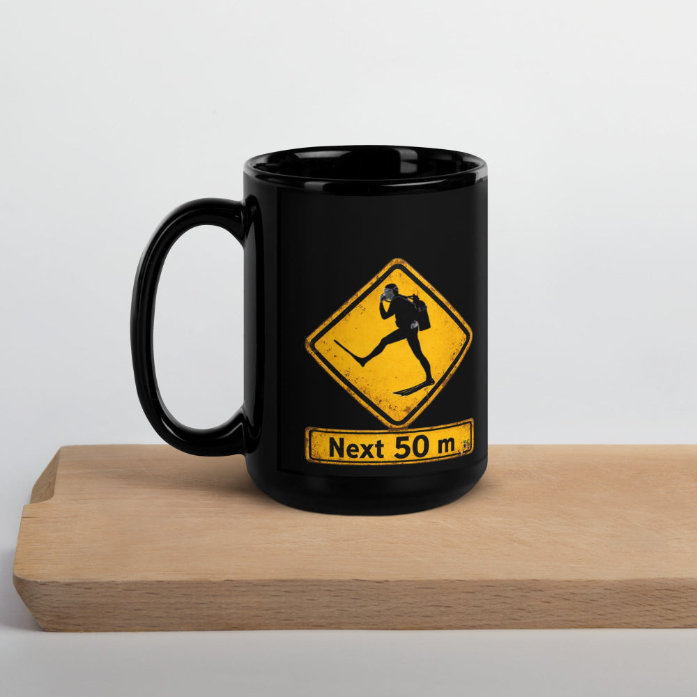 Tasse de plongée MacJos Panneau australien vintage Passage de Plongeur