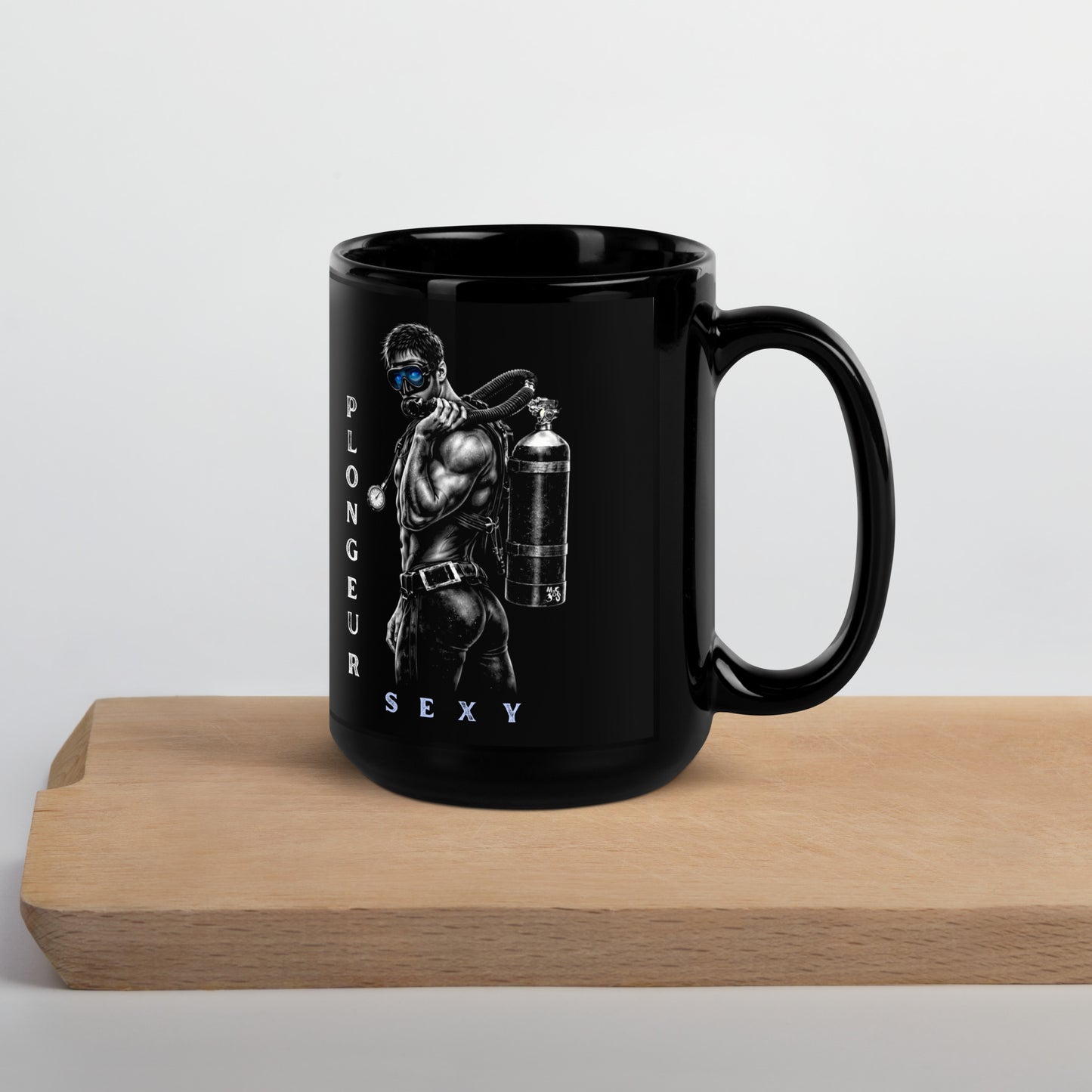 mug plongée MacJos Sexy plongeur