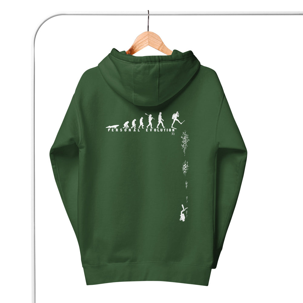 Sweat à capuche zip MacJos Évolution du plongeur