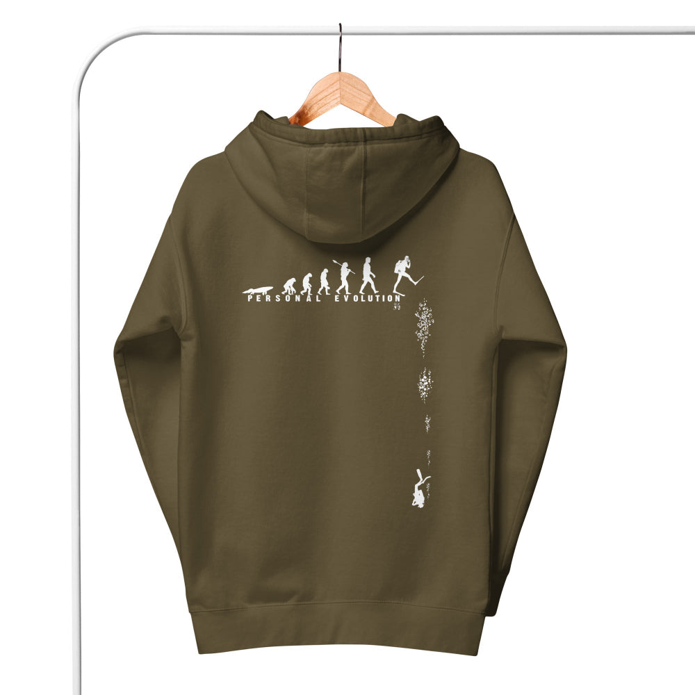 Sweat à capuche zip MacJos Évolution du plongeur