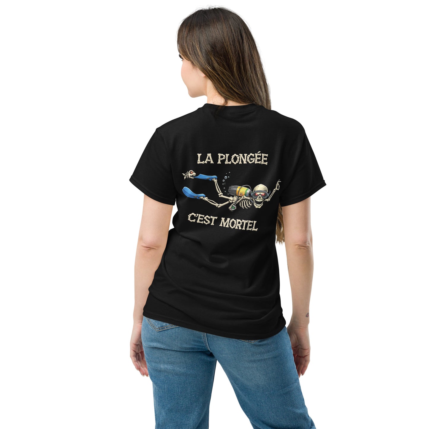 T-shirt femme halloween plongée Macjos