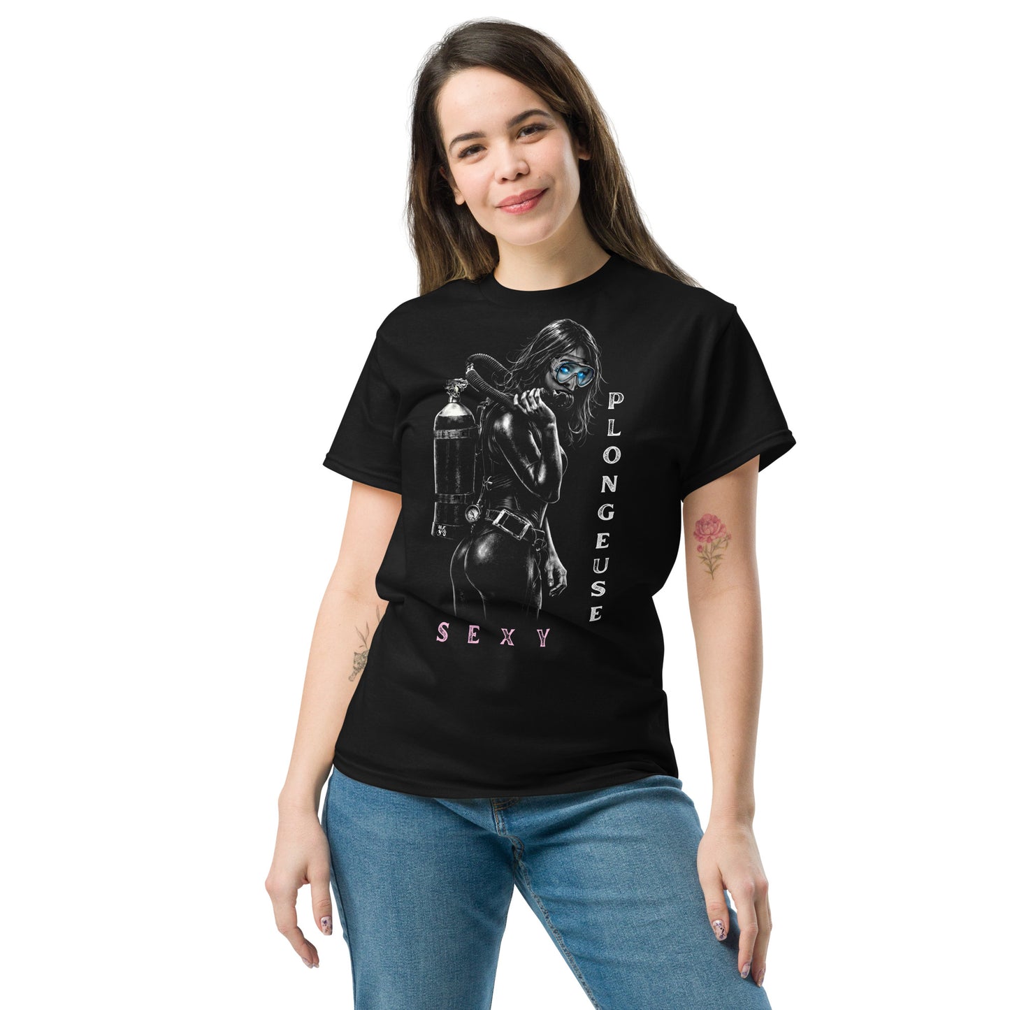 T-shirt plongée MacJos Sexy plongeuse