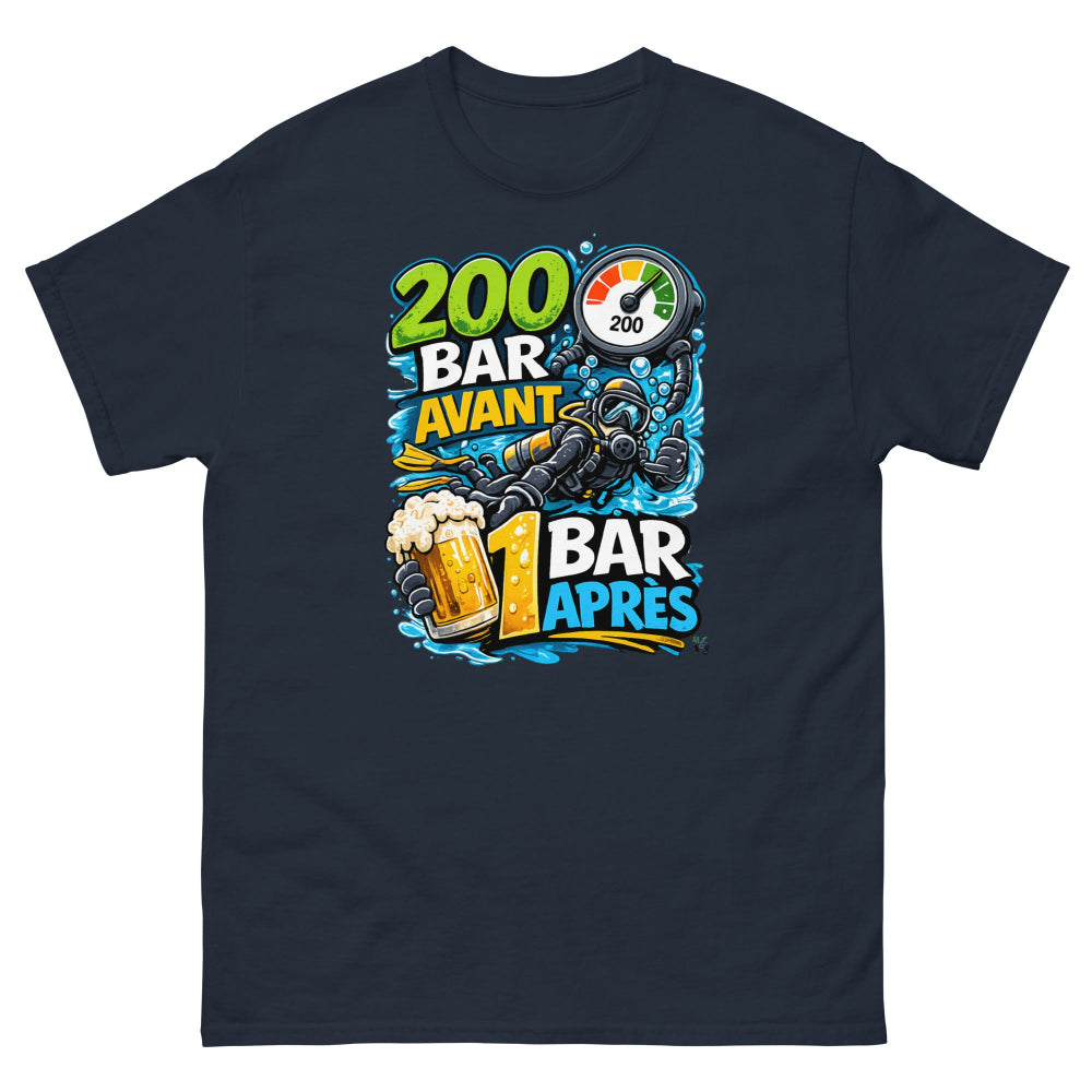 T-shirt MacJos, 200 Bar Avant, 1 Bar Après : Le Débrief du Plongeur 