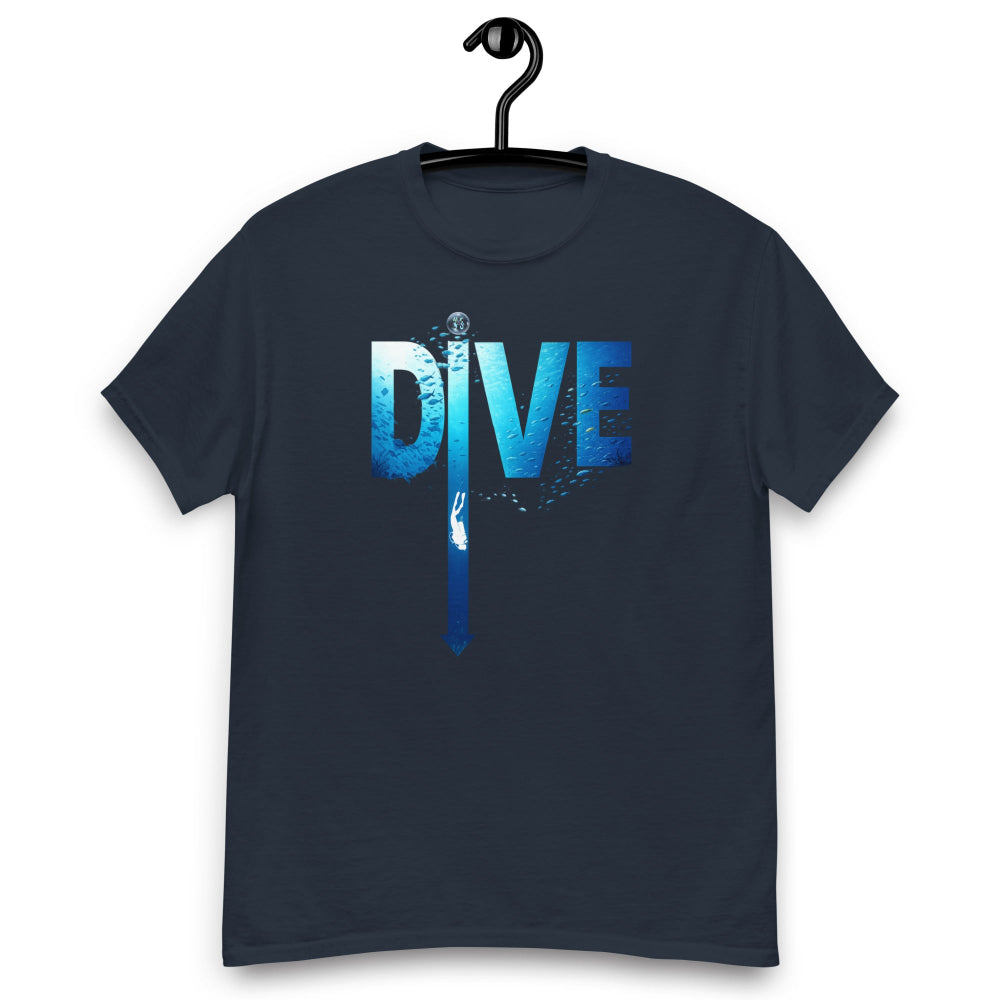 T-shirt MacJos DIVE Flèche - plongée dans le bleu