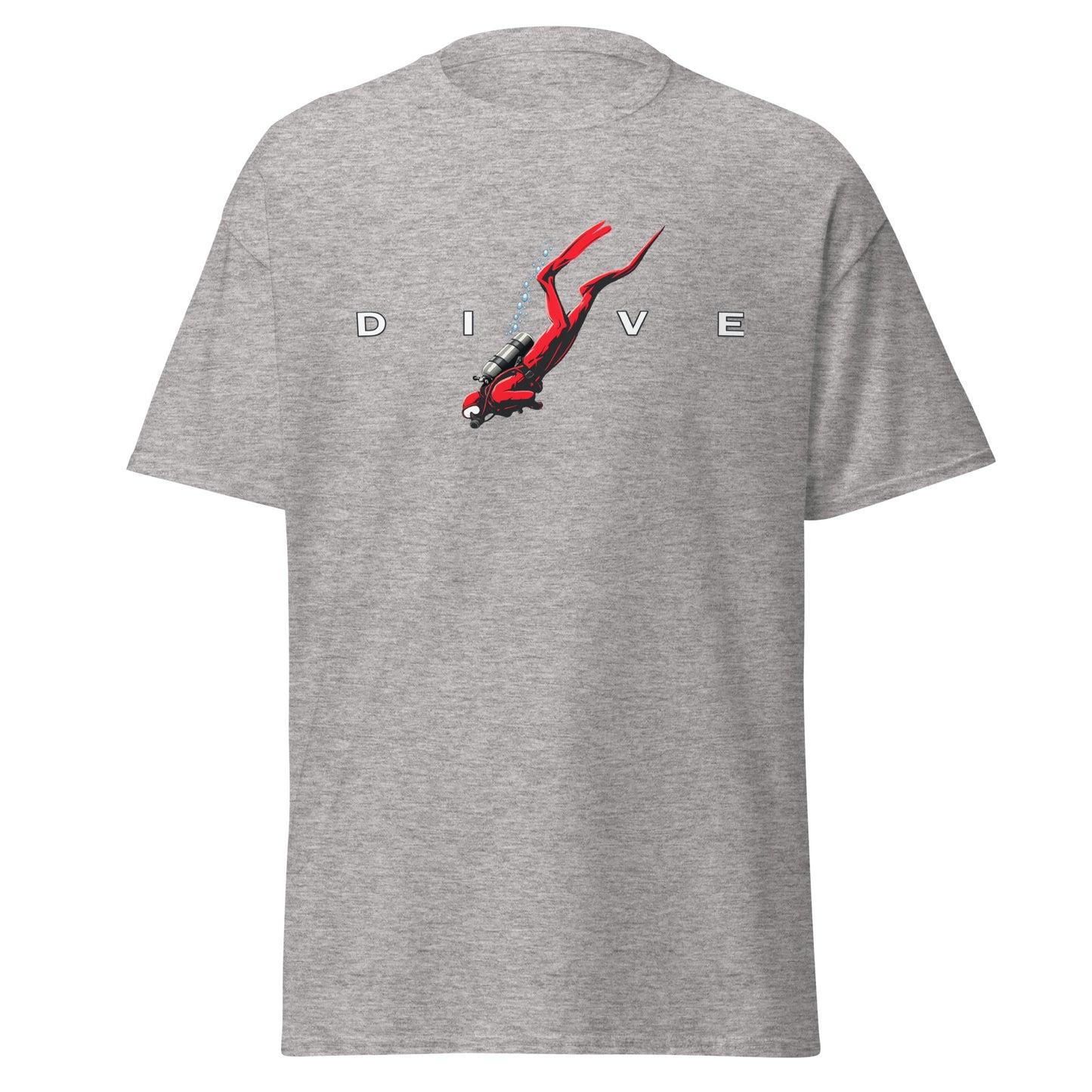 T-shirt classique unisexe DIVE plongeur jour