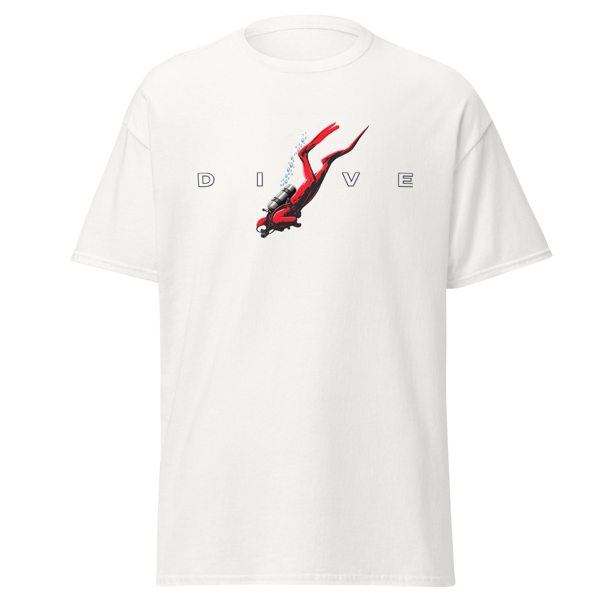 T-shirt classique unisexe DIVE plongeur jour