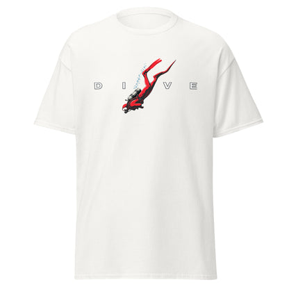 T-shirt classique unisexe DIVE plongeur jour