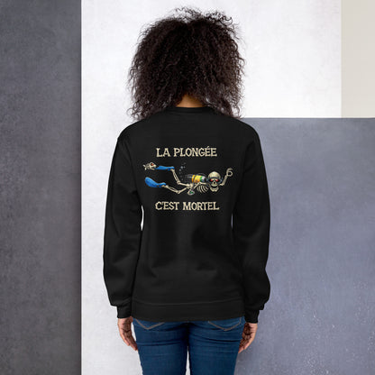 T-shirt manche longue Halloween plongée MacJos – La plongée, c’est mortel