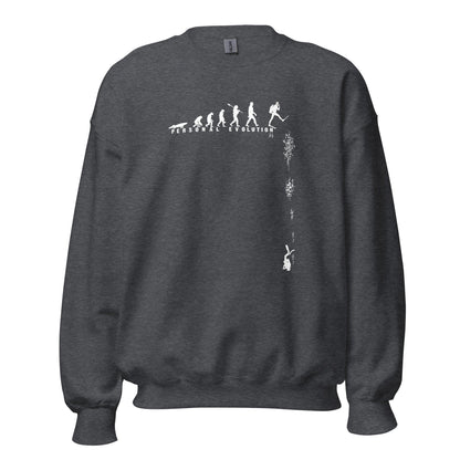 Sweat unisexe acier MacJos Évolution du plongeur