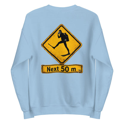 Sweat plongée MacJos Panneau australien vintage Passage de Plongeur