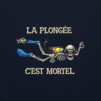 T-shirt manche longue Halloween plongée MacJos – La plongée, c’est mortel