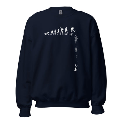 Sweat unisexe acier MacJos Évolution du plongeur