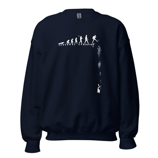 Sweat unisexe acier MacJos Évolution du plongeur