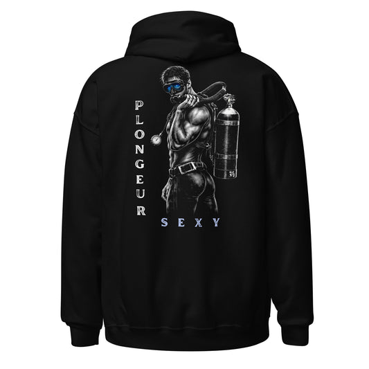 Sweat à capuche plongée MacJos Sexy plongeur