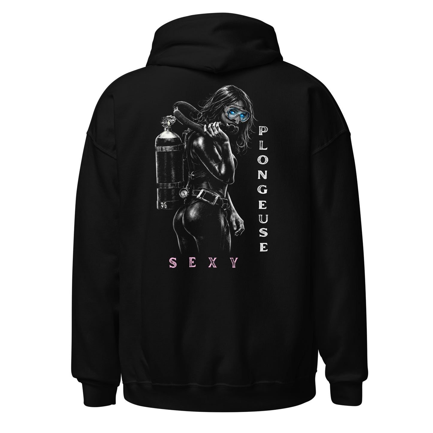 Sweat capuche plongée MacJos Sexy plongeuse