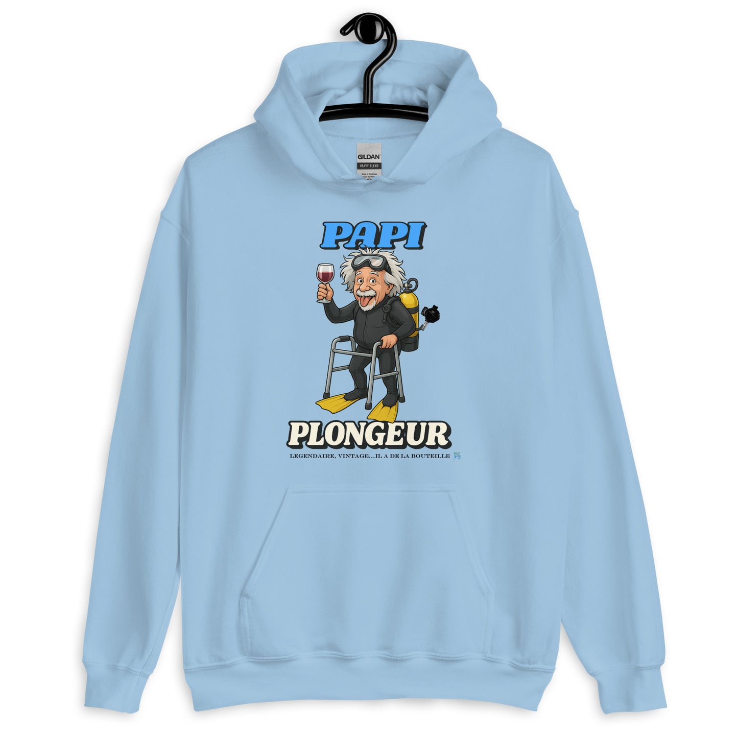Sweat à capuche MacJos Papi Plongeur 