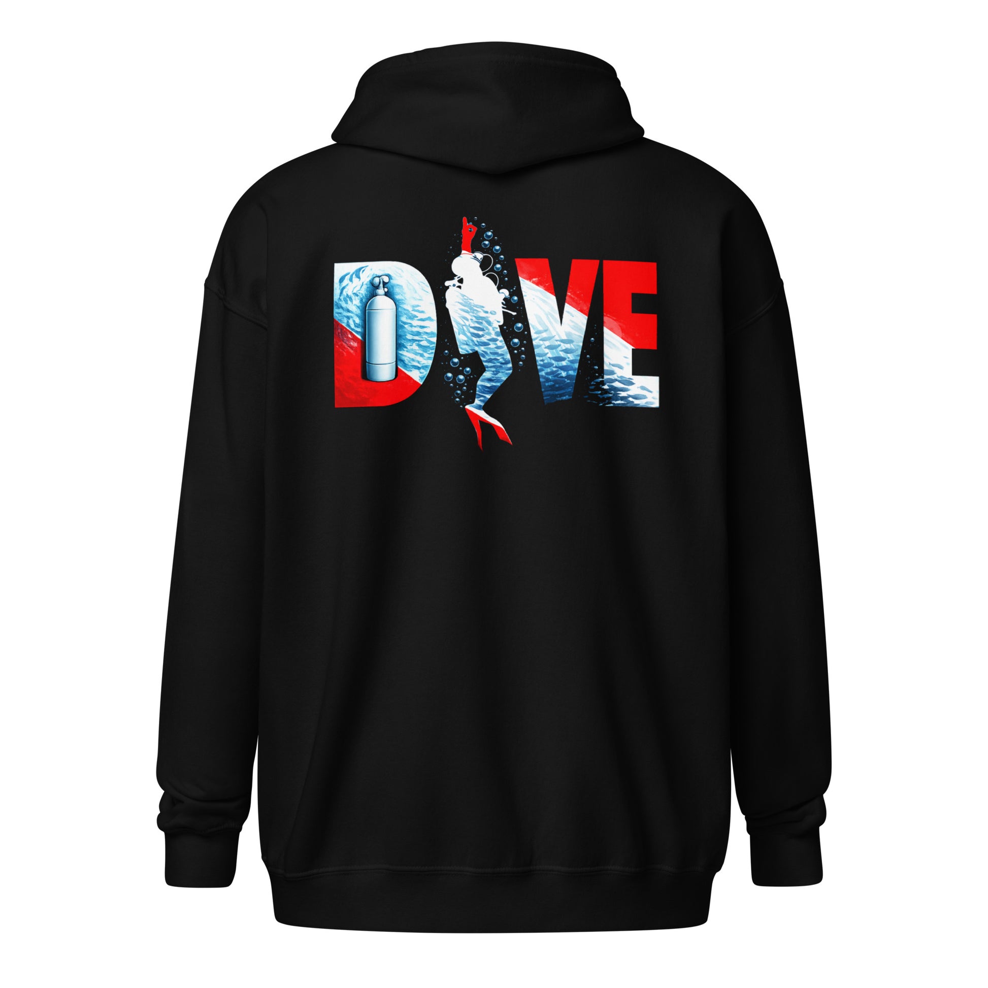 Sweat  à capuche zip plongée sous marine DIVE Alpha MacJos