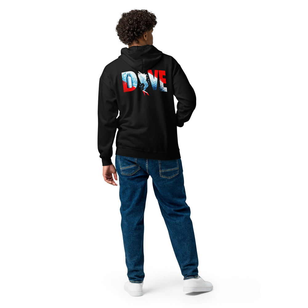 Sweat  à capuche zip plongée sous marine DIVE Alpha MacJos