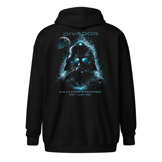 Sweat à capuche zip plongée Dark Diver DivaDor MacJos