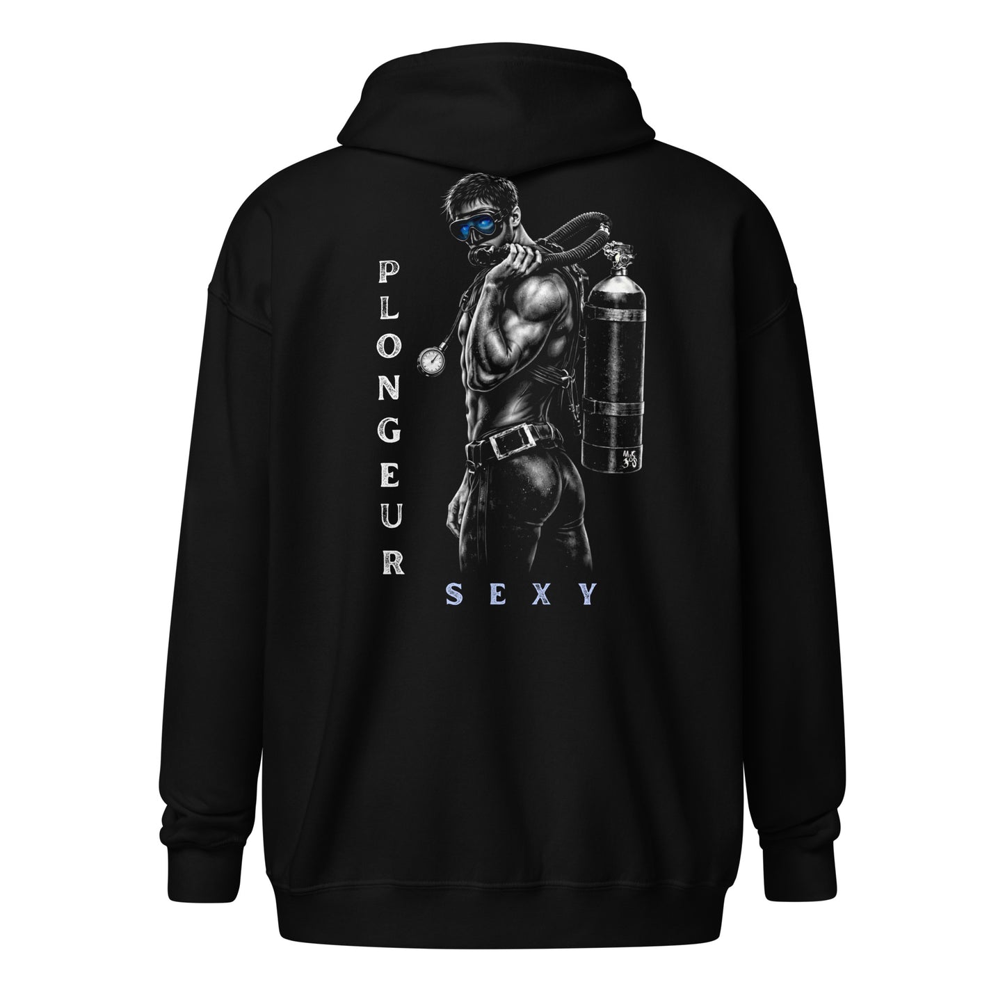 Sweat à capuche zip plongée MacJos Sexy plongeur
