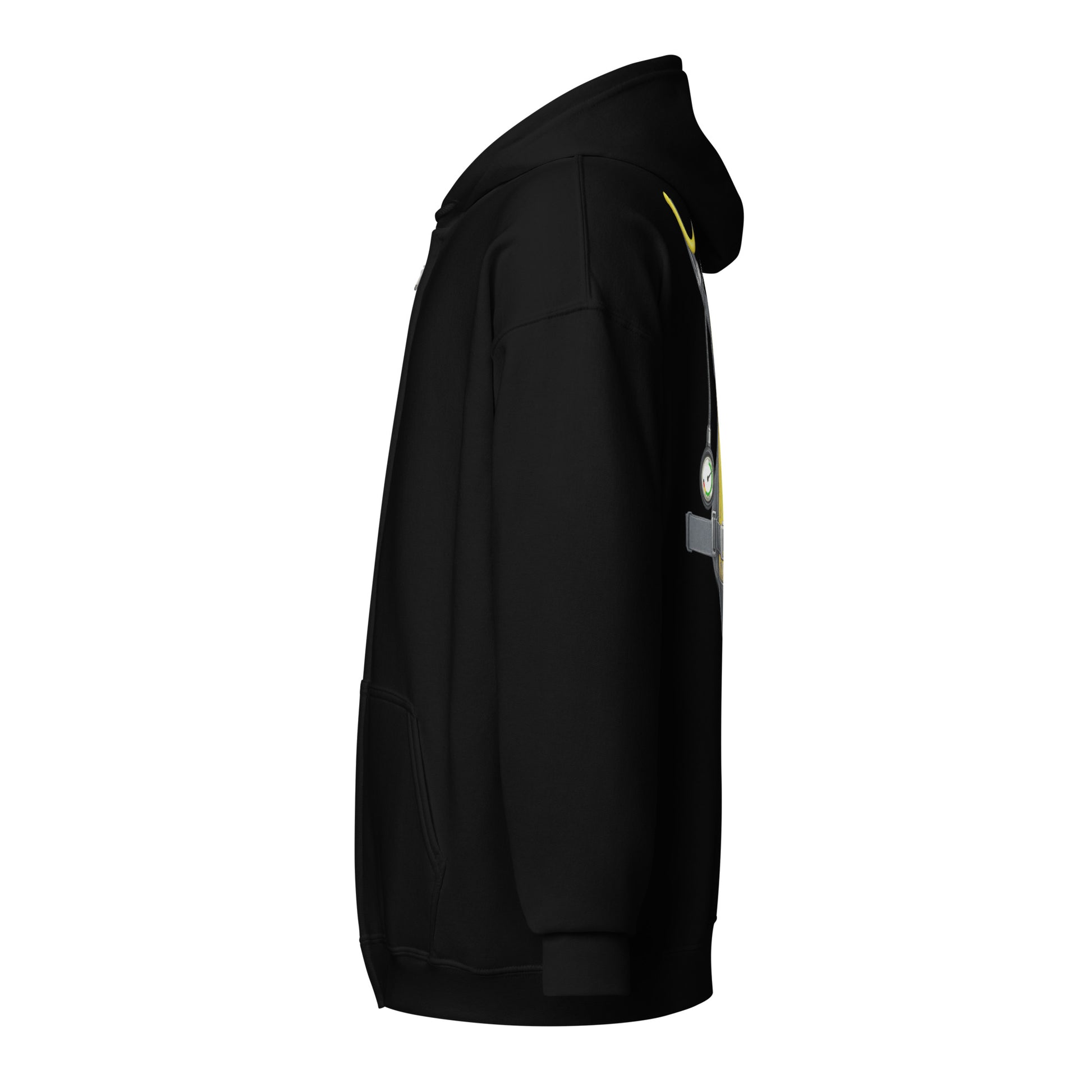 Veste zip plongée trompe-l’œil bouteille dans le dos | MacJos