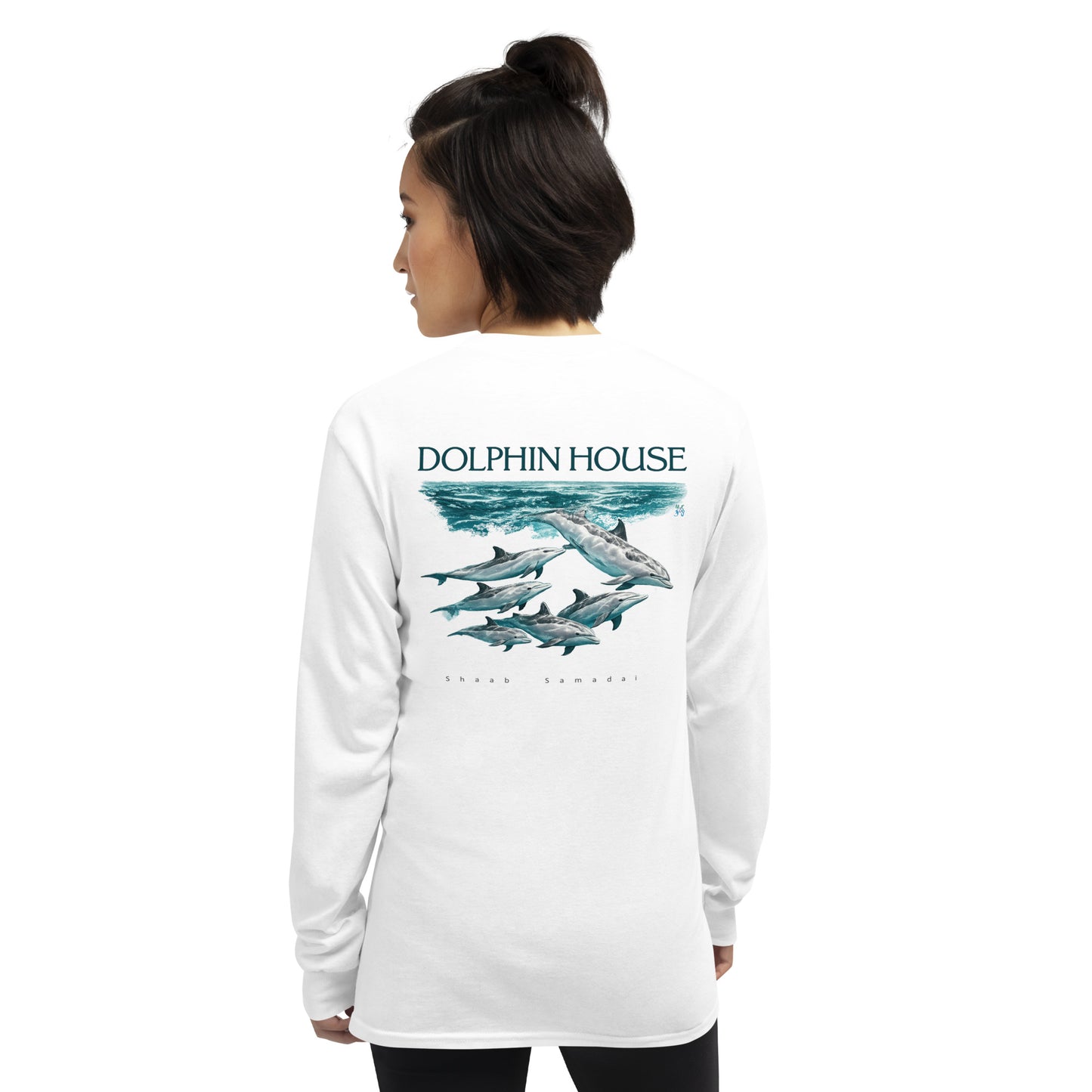T-shirt à manches longues MacJos dauphins Mer Rouge
